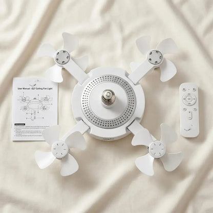 🍃Ventilateur de plafond puissant avec éclairage LED – Restez au frais sans faire tourner la climatisation toute la journée